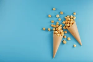 kemasan popcorn paper cone